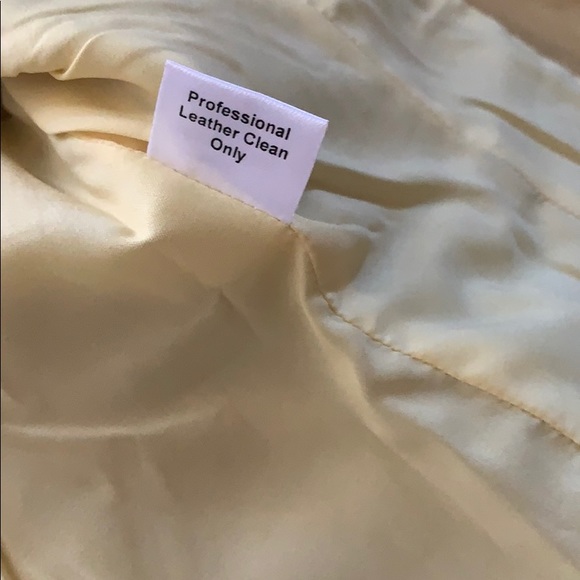 100% real yellow leather hand embellished vest S - Picture 8 of 8